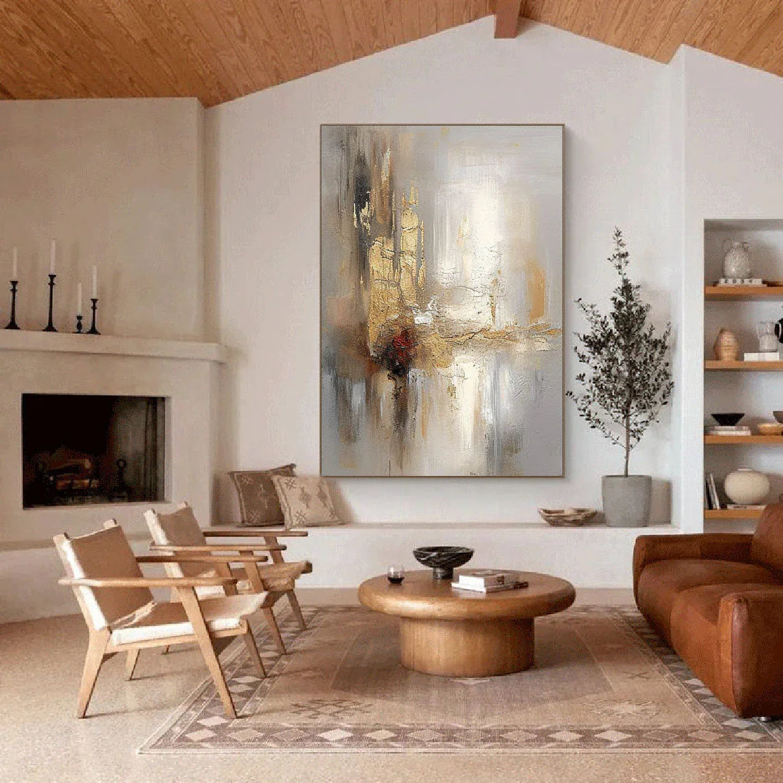 Radiant Reflections - Modern Interior Design Abstract Texture Light Luxury Wall Art - artextured