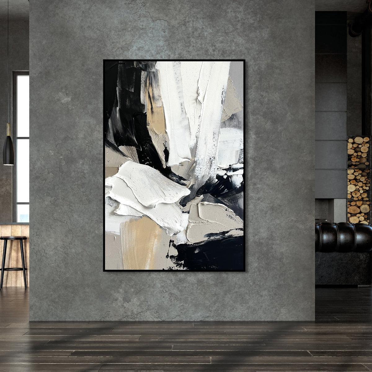 Modern Textured Art-Contemporary Textured Abstract Canvas Art for Sophisticated Interiors