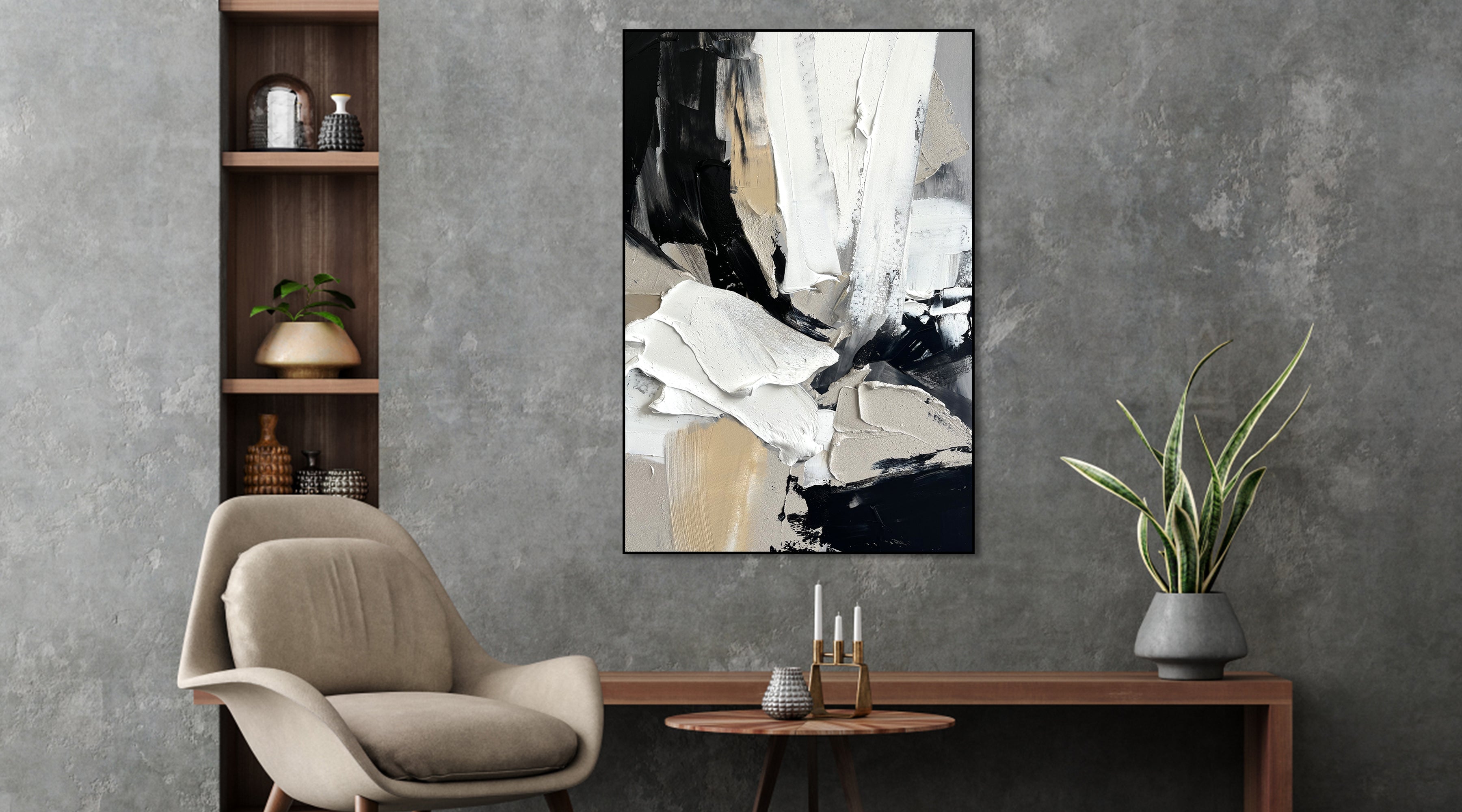 Modern Textured Art-Contemporary Textured Abstract Canvas Art for Sophisticated Interiors