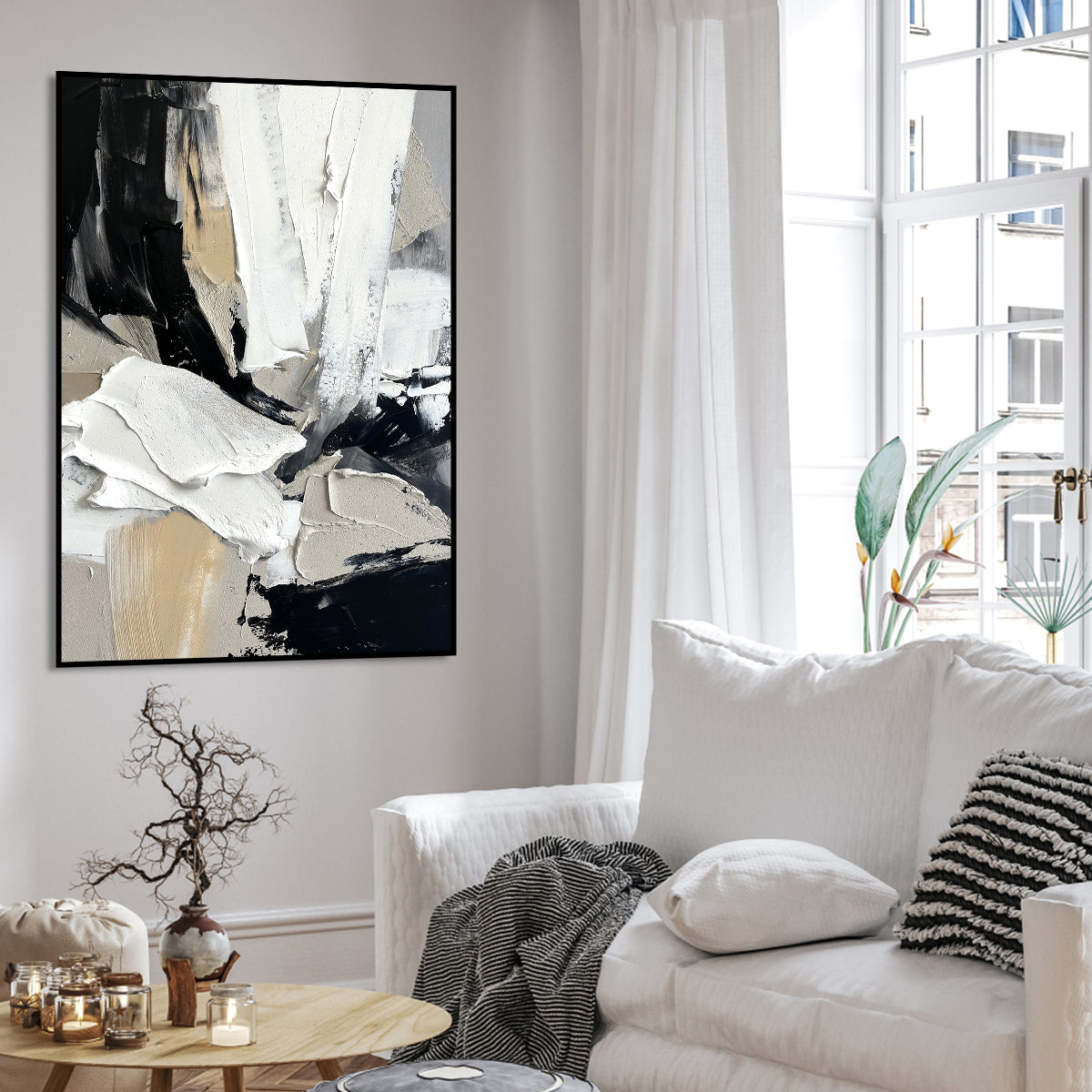 Modern Textured Art-Contemporary Textured Abstract Canvas Art for Sophisticated Interiors