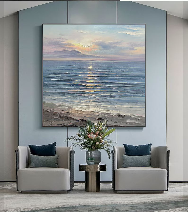 Vortex of Colors – Colorful Textured Abstract Impasto Wall Art#AB14016