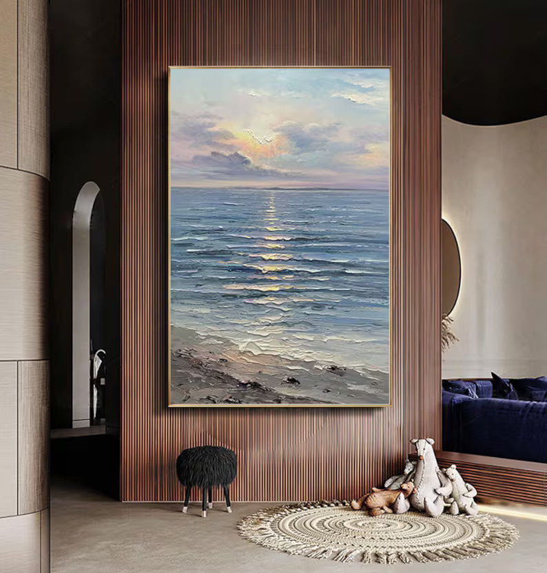 Vortex of Colors – Colorful Textured Abstract Impasto Wall Art#AB14016