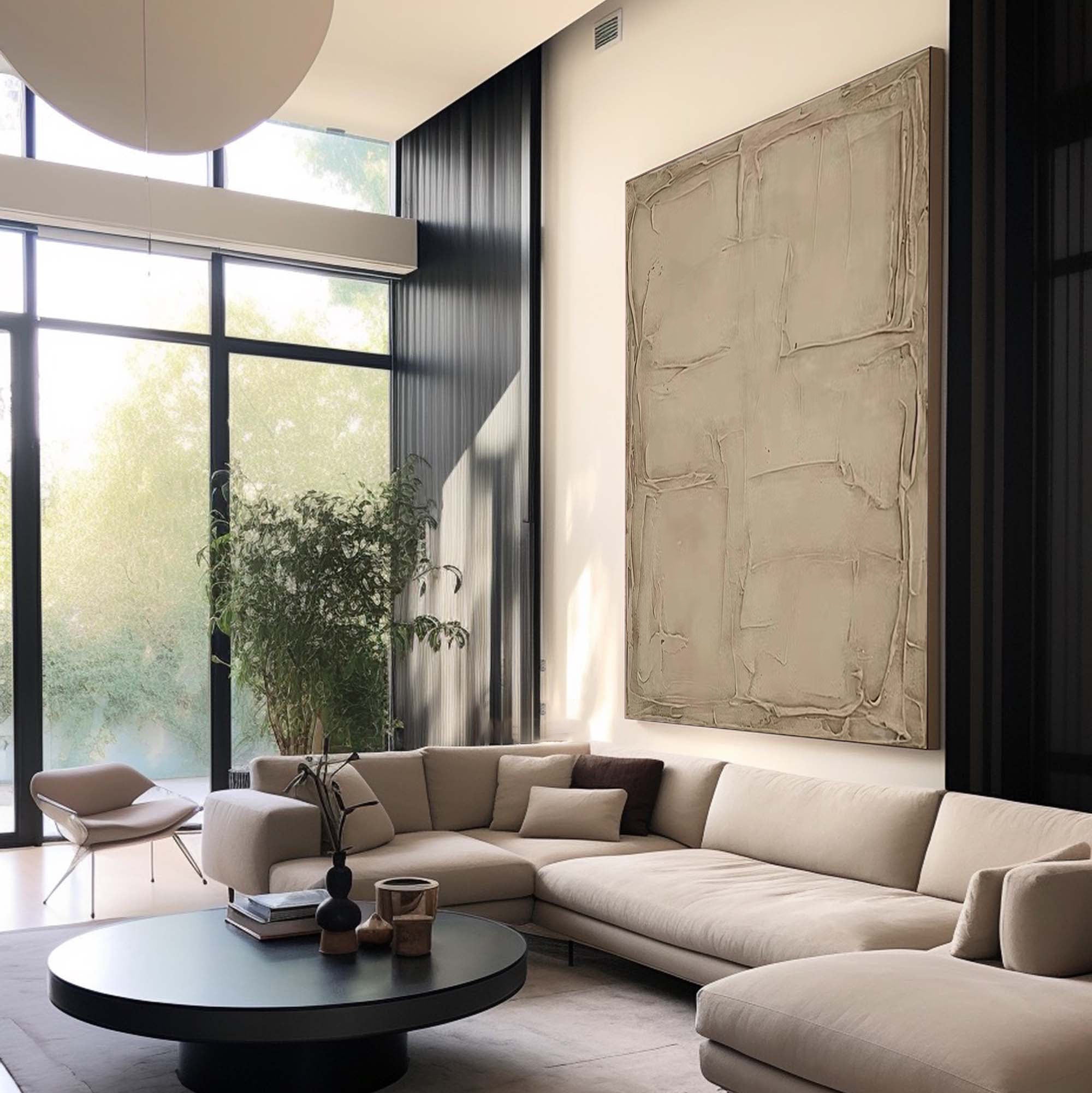 Tactile Code-Hand Drawn Abstract Block Surface Texture Wall Art