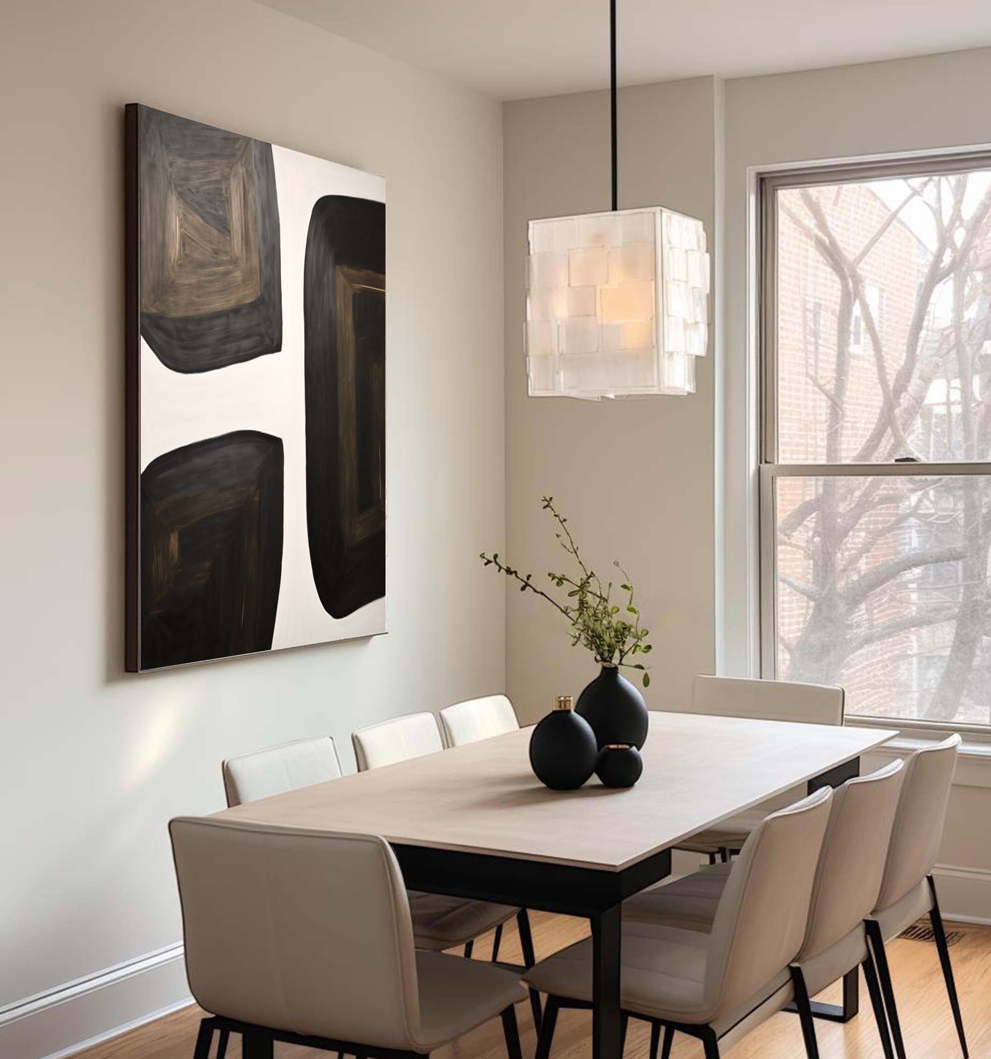Shifting Horizons: Bold Abstract Canvas Art