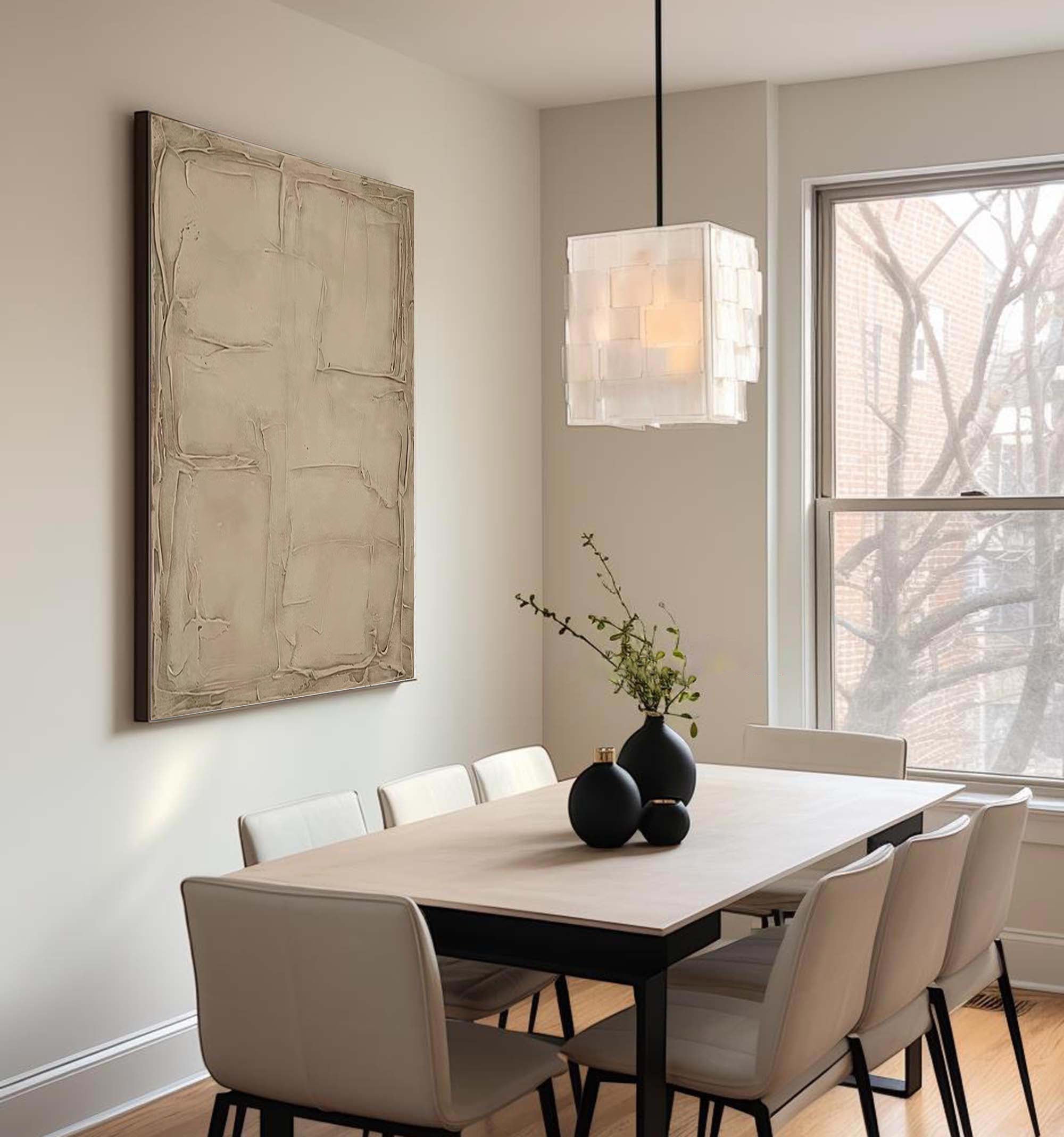 Tactile Code-Hand Drawn Abstract Block Surface Texture Wall Art