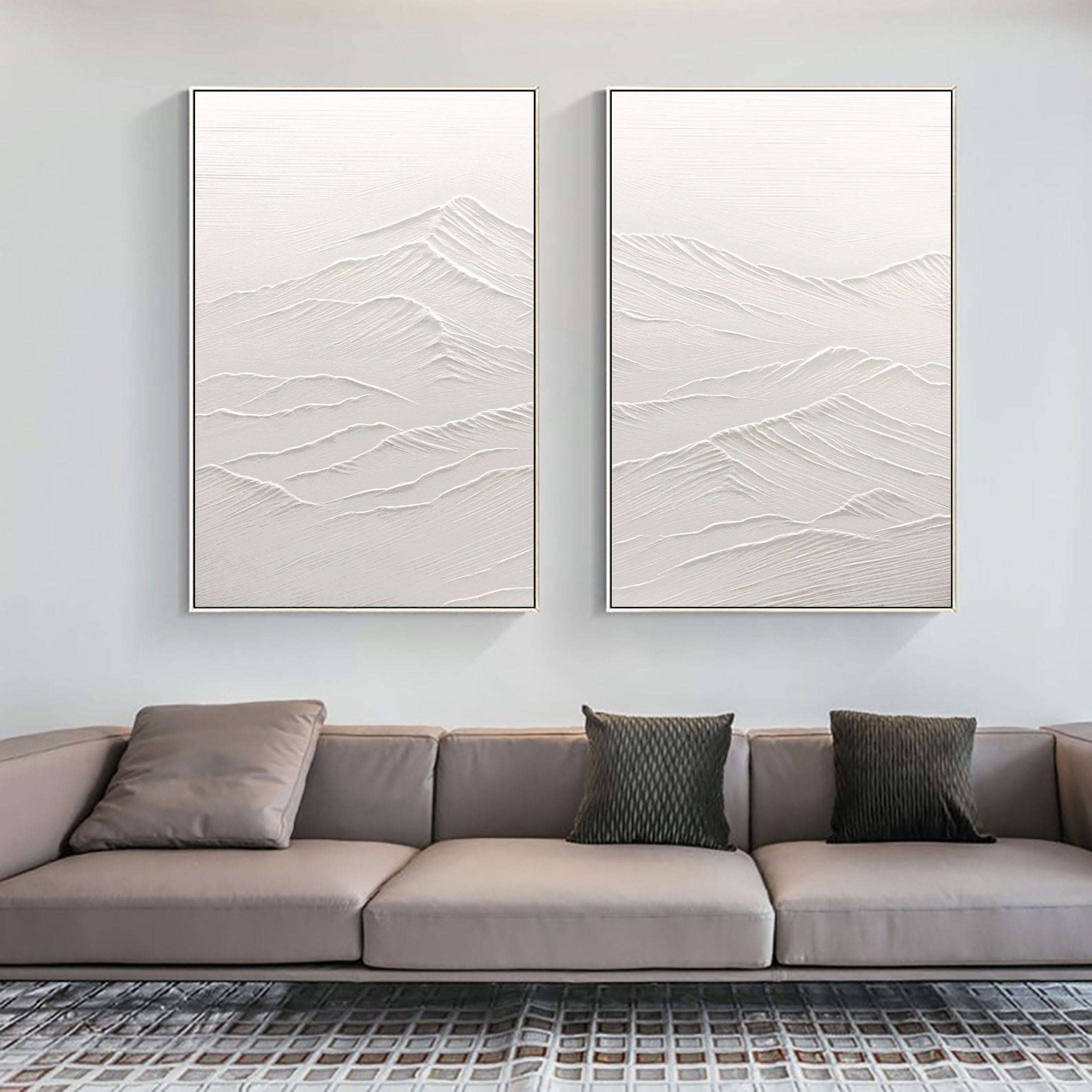 Ethereal Peaks Diptych SET OF 2