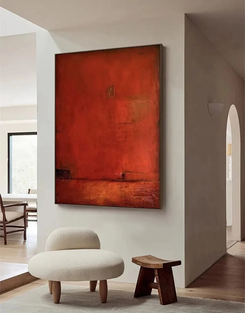 Minimalist Color Field Abstract Wall Art for Modern Interiors – Inner Horizon#AB14128