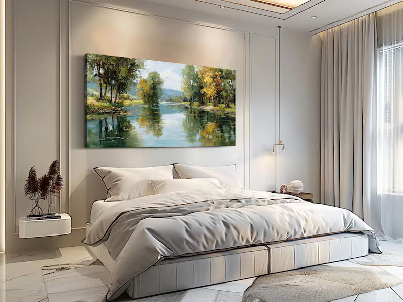 Autumn Mirror – Acoustic Landscape Wall Art#yy260623020