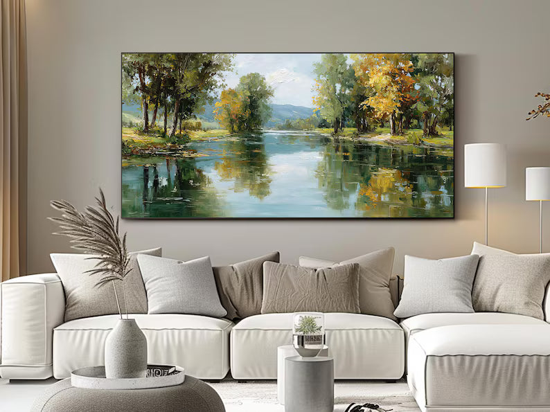 Autumn Mirror – Acoustic Landscape Wall Art#yy260623020