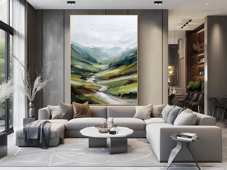 Path Through the Highlands – Acoustic Landscape Wall Art#yy260623021
