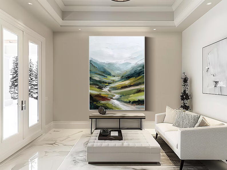 Path Through the Highlands – Acoustic Landscape Wall Art#yy260623021