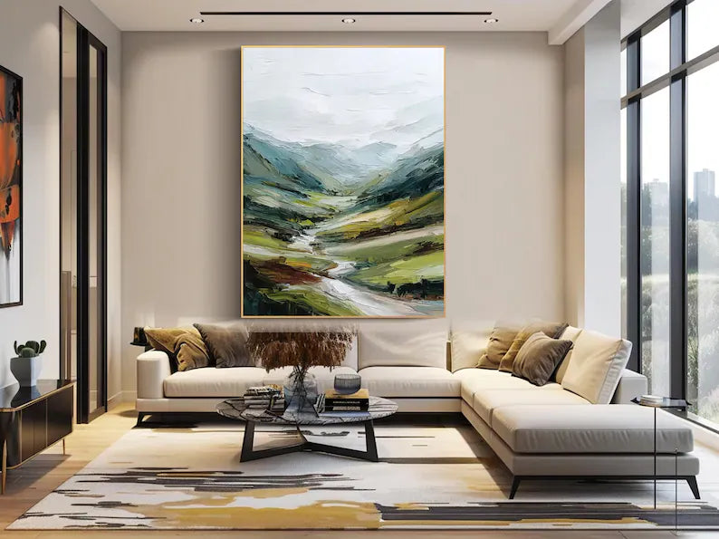 Path Through the Highlands – Acoustic Landscape Wall Art#yy260623021