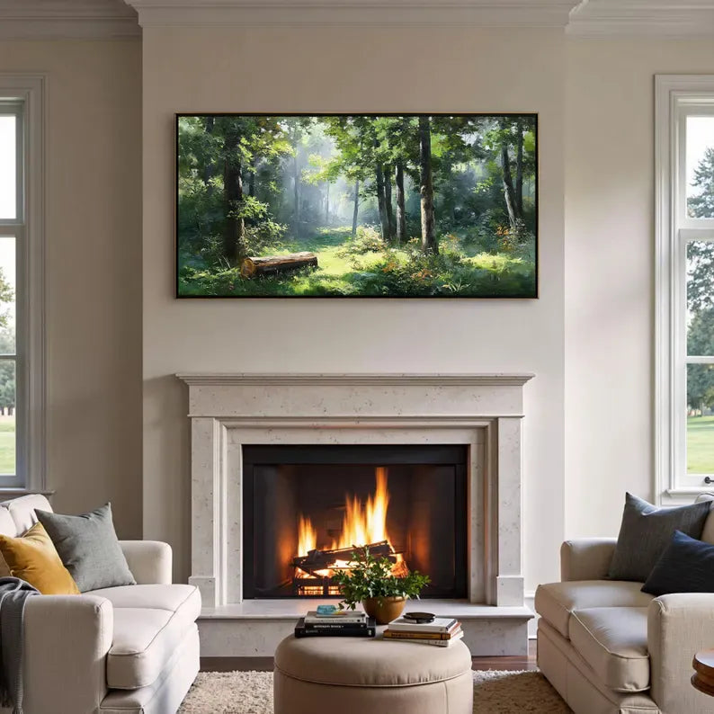 Forest After Rain – Acoustic Landscape Wall Art#yy260623029