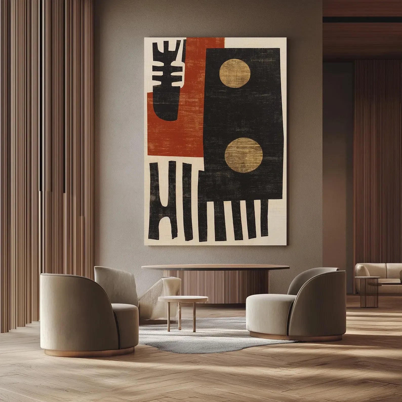 Black Gold Geometric Painting – Modern Abstract Wall Art#yy710047
