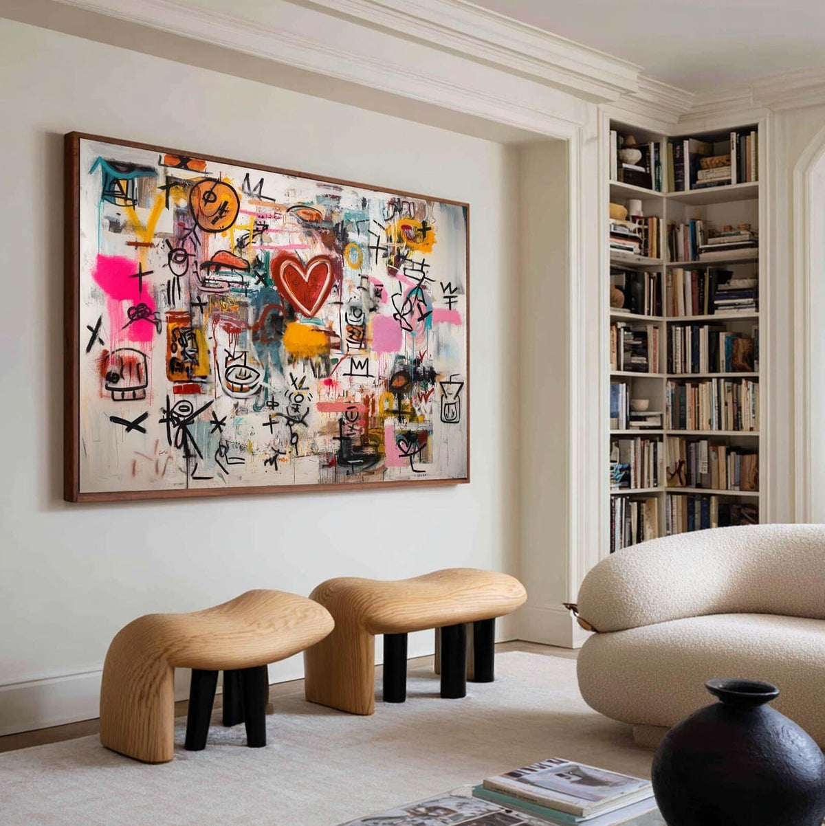 texture Modern Abstract Graffiti Painting – Contemporary Street Art Canvas#yy20260710002