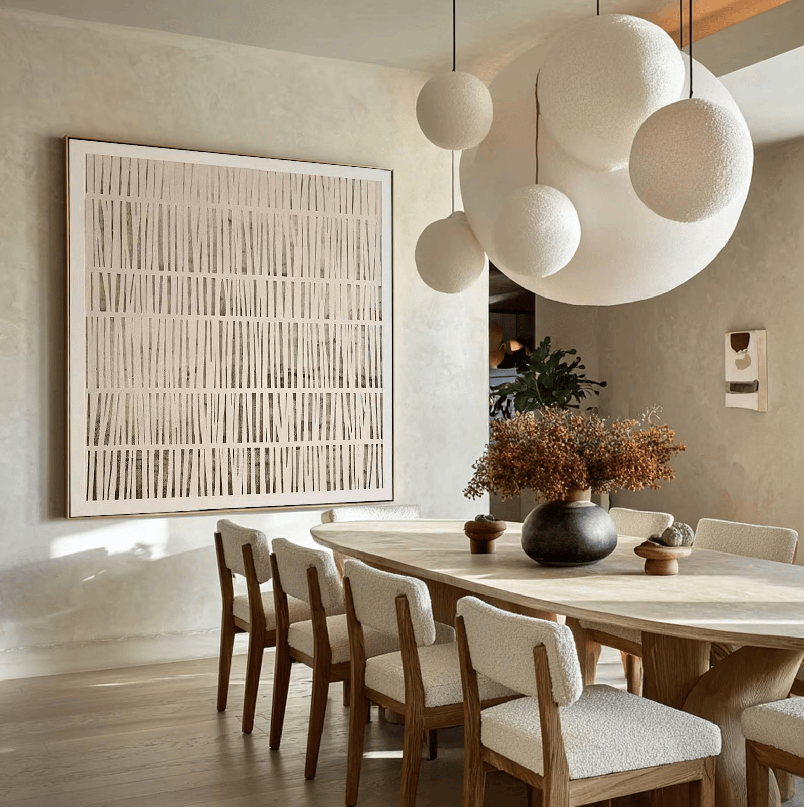 Minimalist Line Painting – Neutral Abstract Wall Art#yy710064
