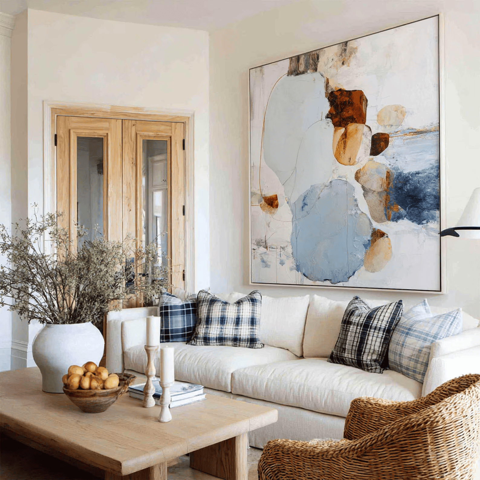 Neutral Abstract Painting – Organic Modern Textured Wall Art#yy710068