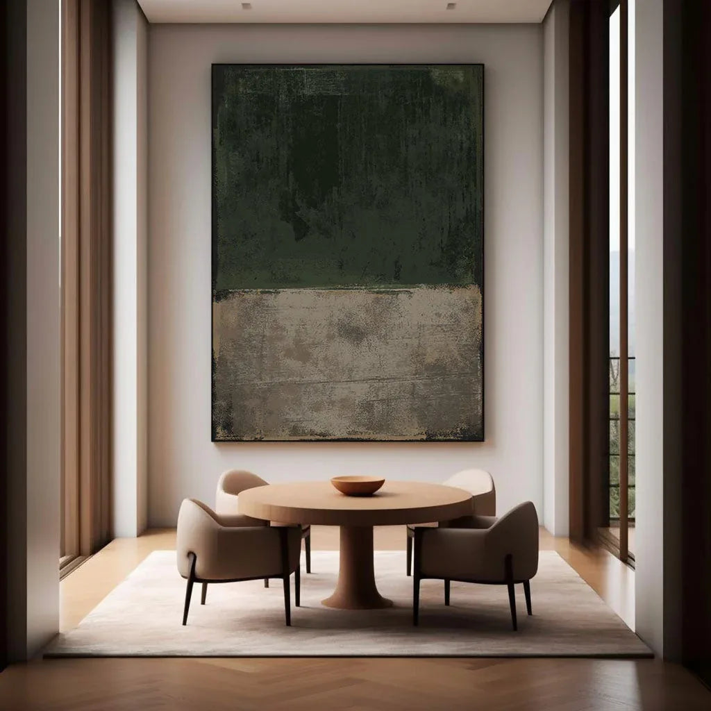 Echoes of Earth-Textured Abstract Minimalist Canvas - artextured