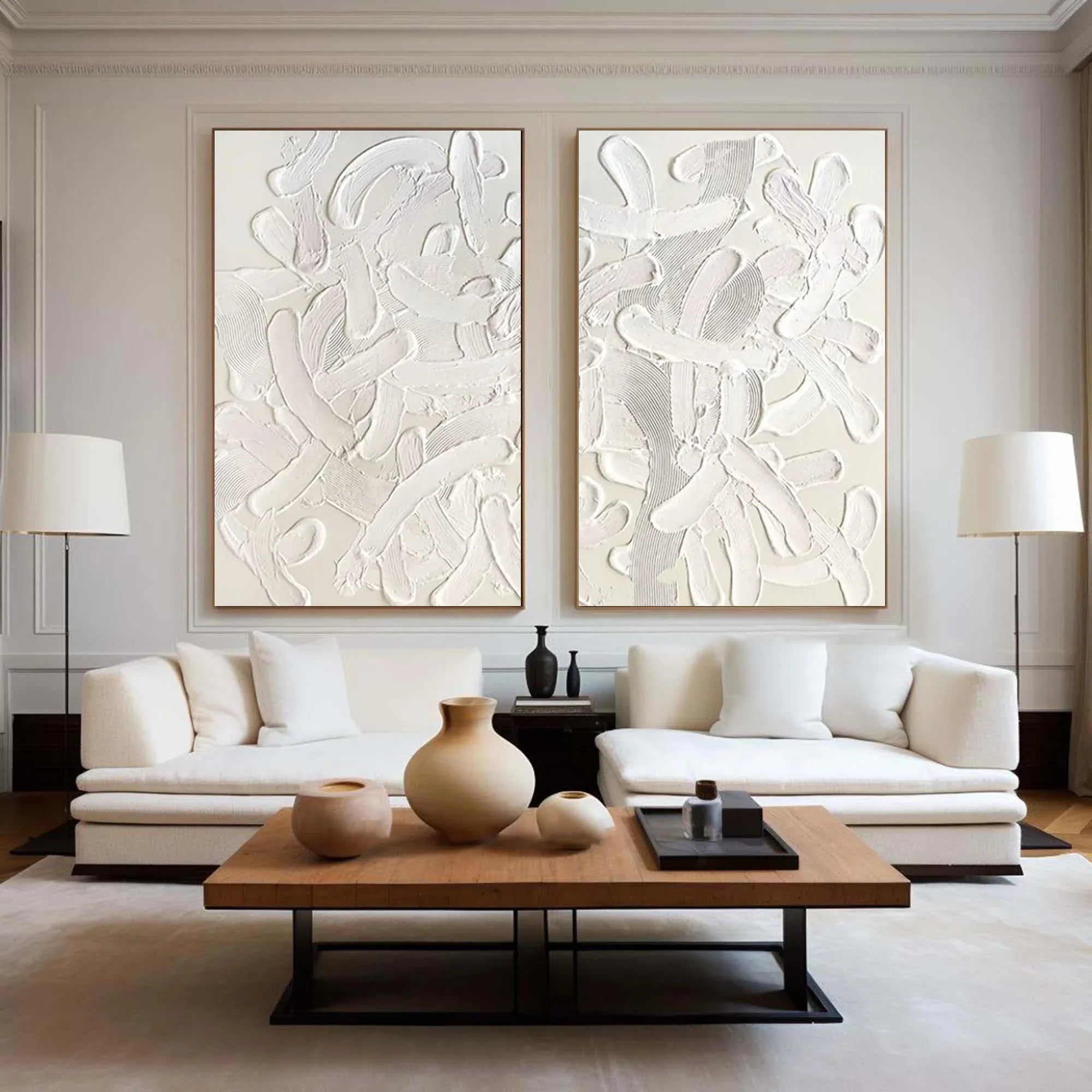 Abstract Tranquility Painting SET OF 2 #AVG 01101