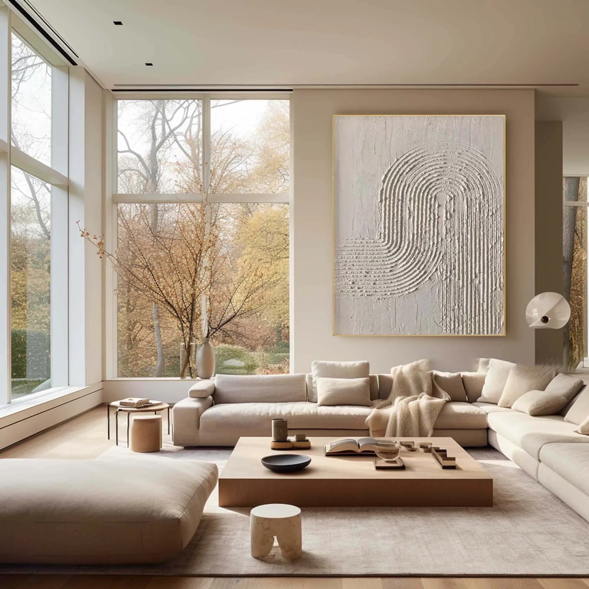 Arc Texture-Organic Flow Minimalist Texture Abstract Wall Art - artextured