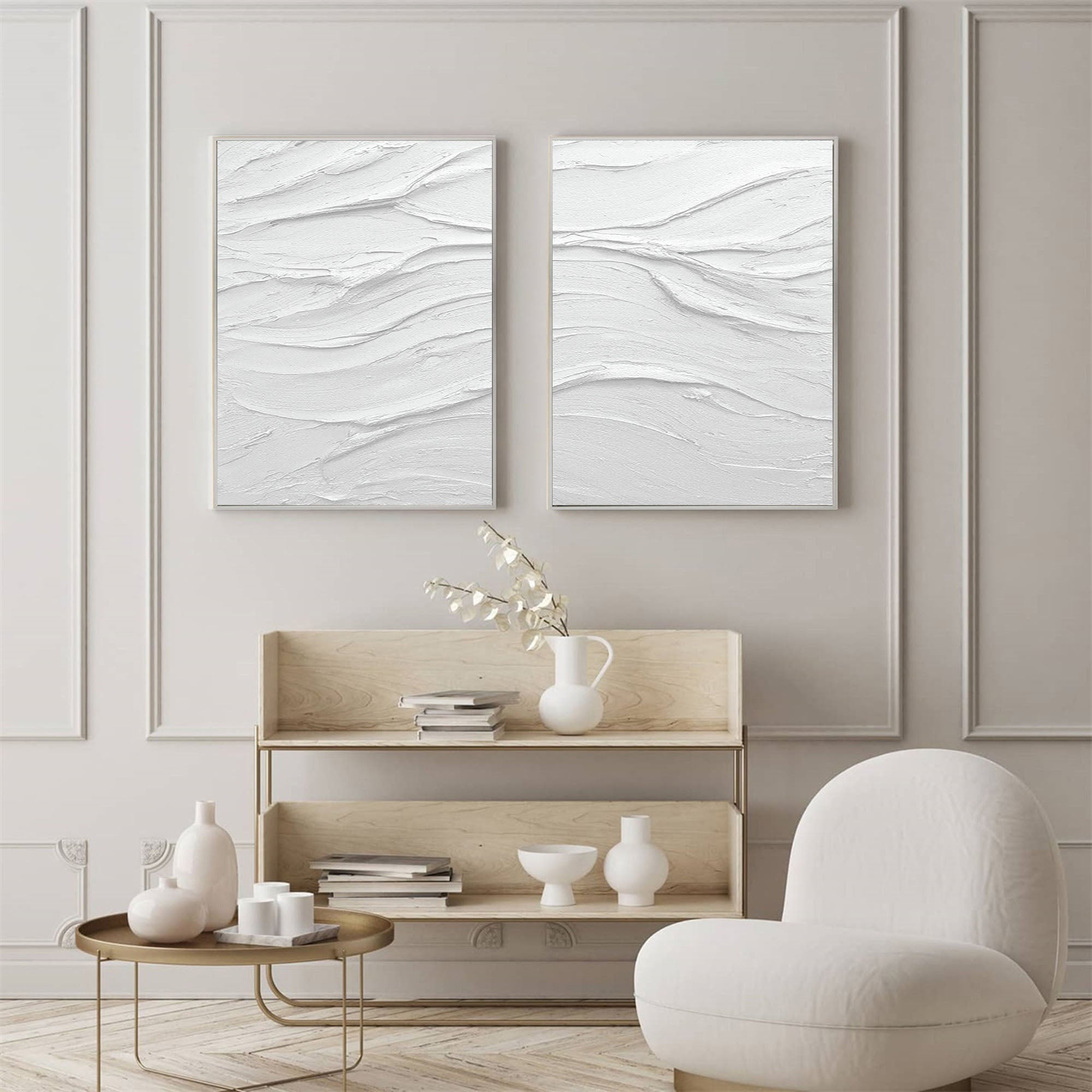Waves of Serenity Diptych