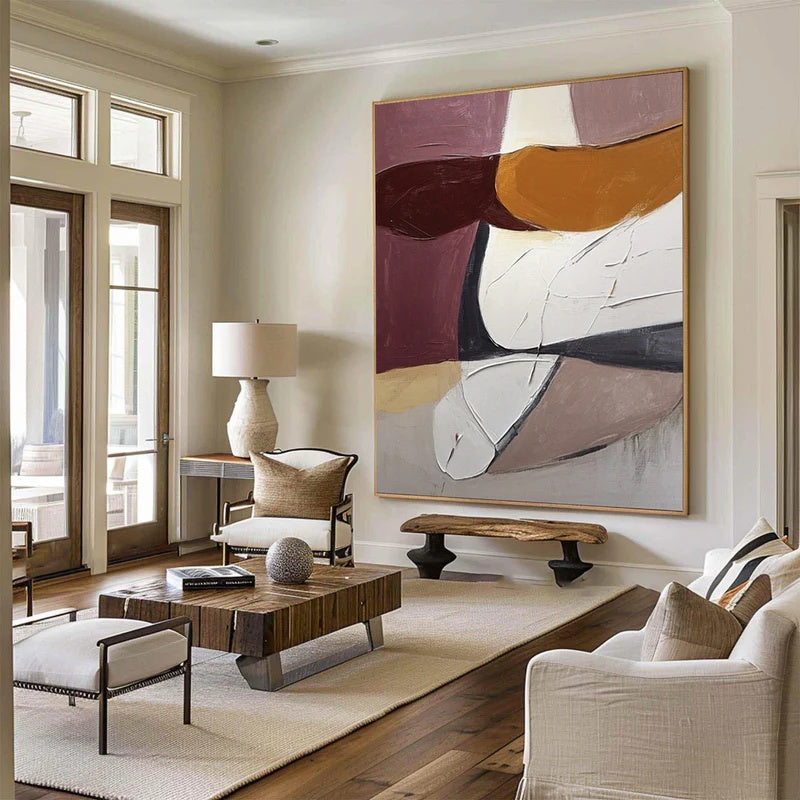 Balanced Forms-Handcrafted Abstract Wall Art#AB14140