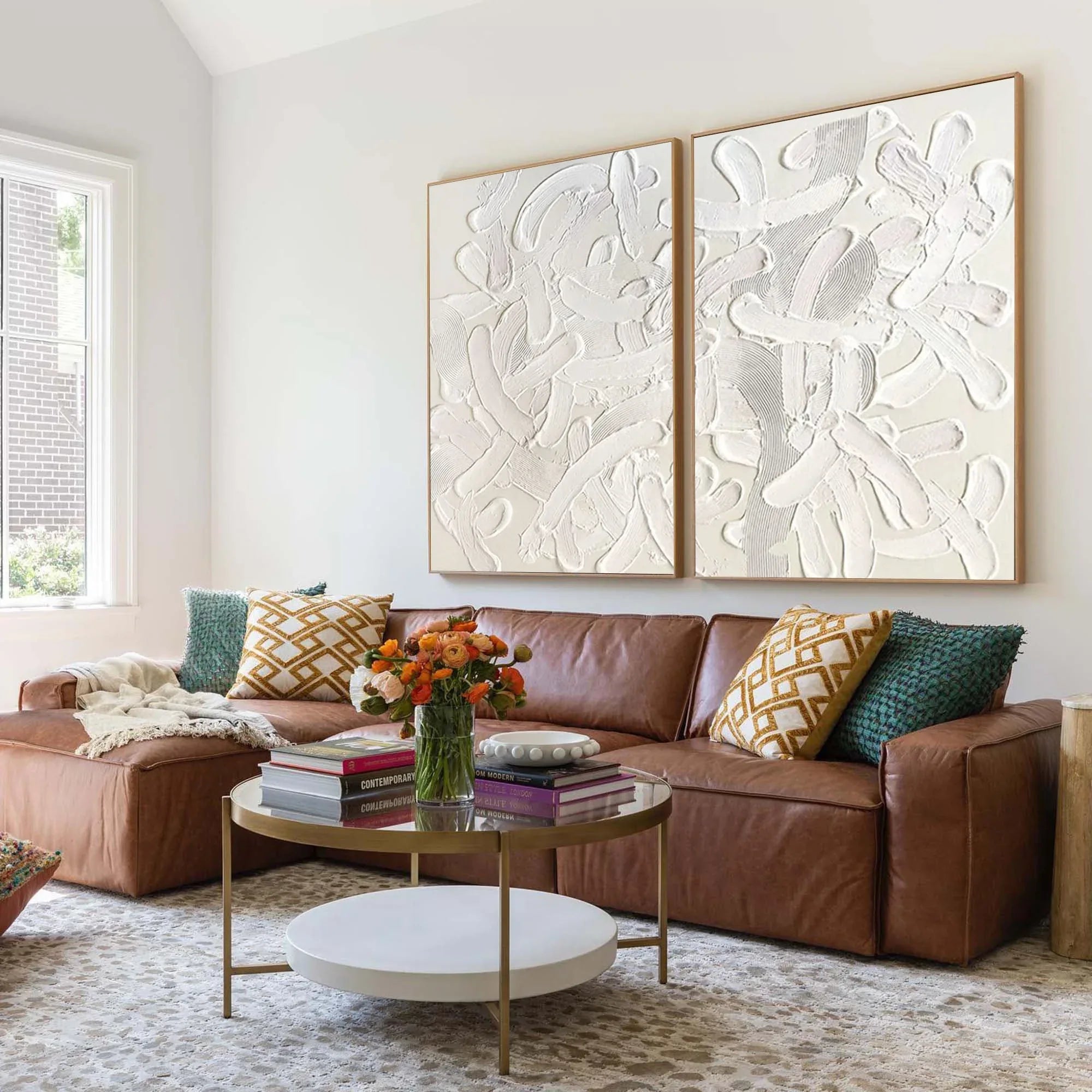 Abstract Tranquility Painting SET OF 2 #AVG 01101