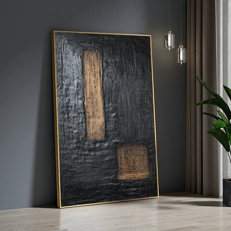 Silent Threshold – Large Textured Abstract Wall Art#AB14146