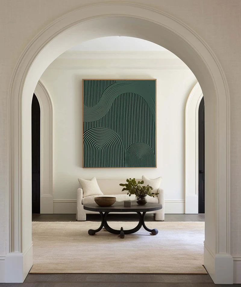 Silent Currents – Sculptural Textured Abstract Wall Art#AB14152