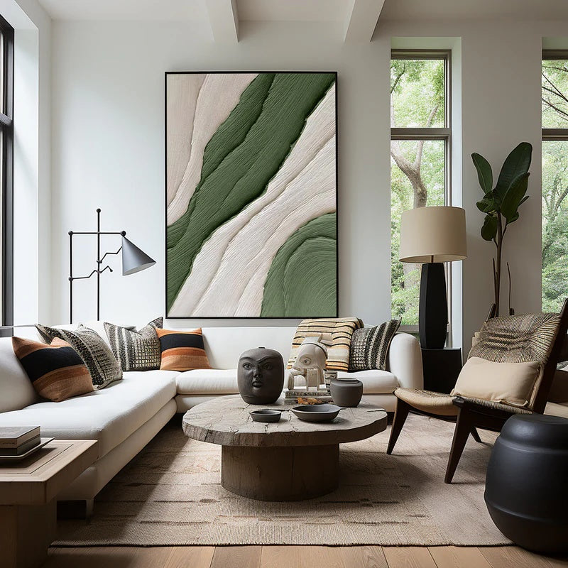 Quiet Layers – Minimalist Textured Abstract Wall Art#AB14153