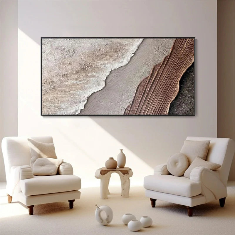 Earth Landscape – Textured Land Canvas Wall Art#AB0519058
