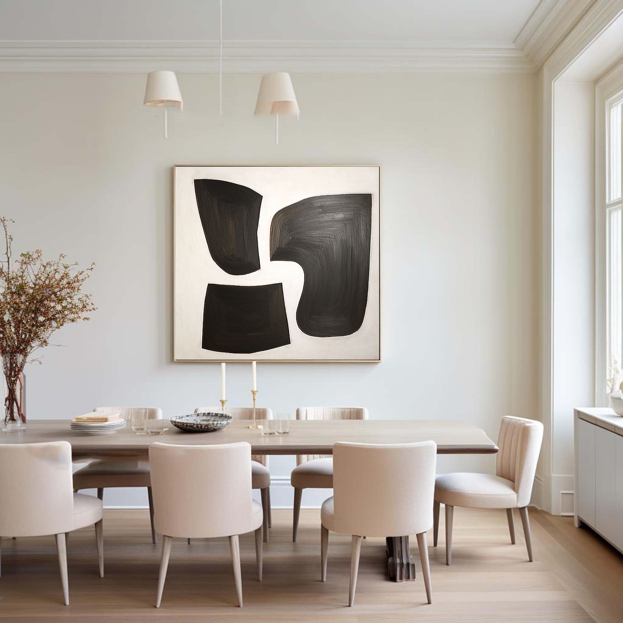 Monochrome Flow Wall Art