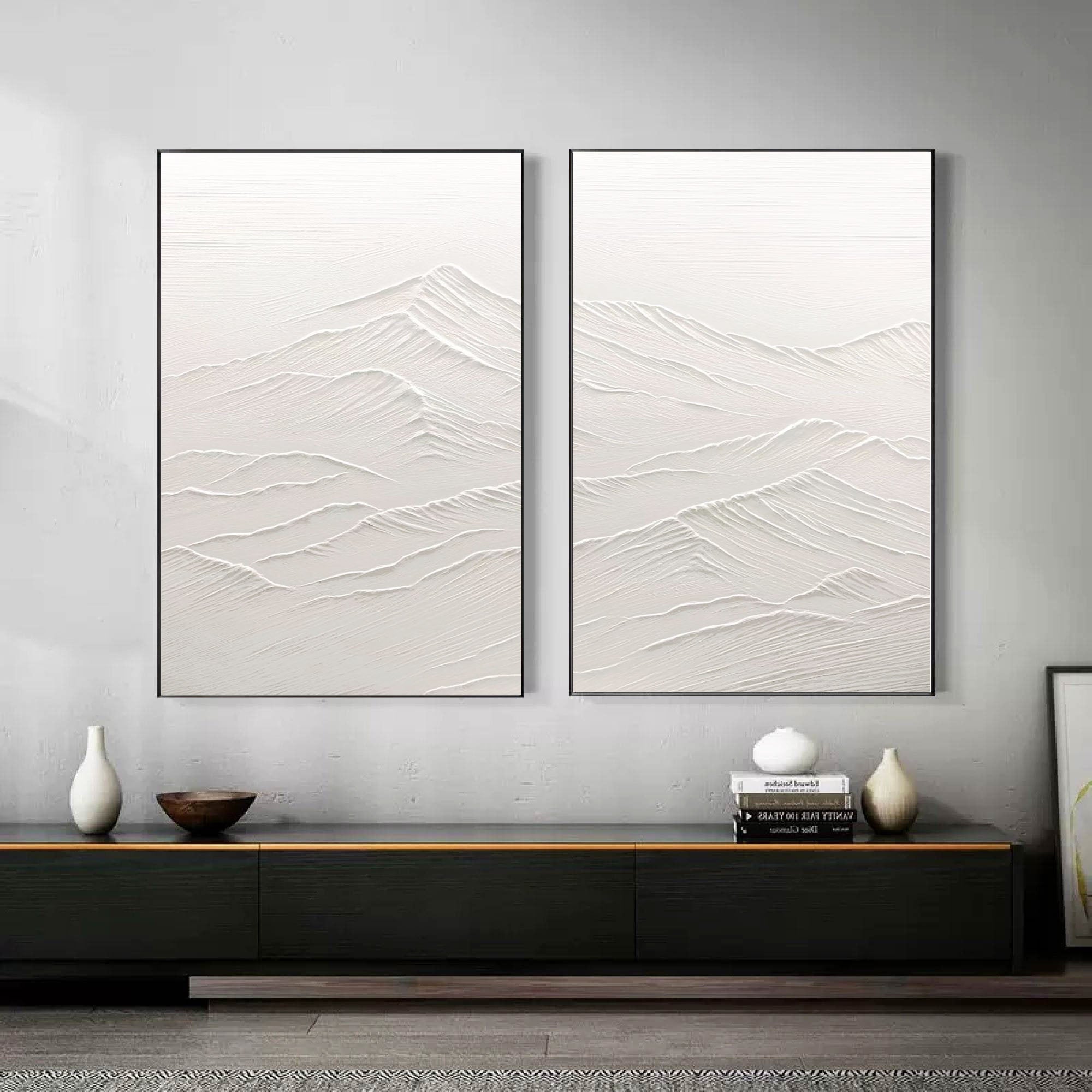 Ethereal Peaks Diptych SET OF 2