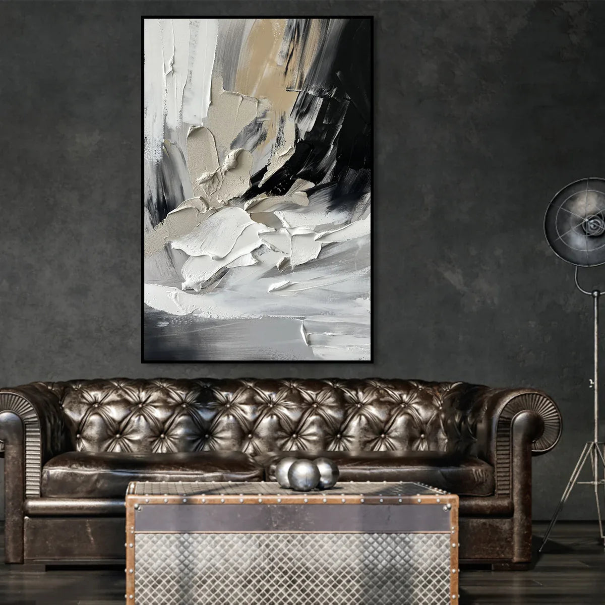 Abstract Textured Blend-Modern Abstract Textured Canvas Wall Art for Elegant Home Decor - artextured