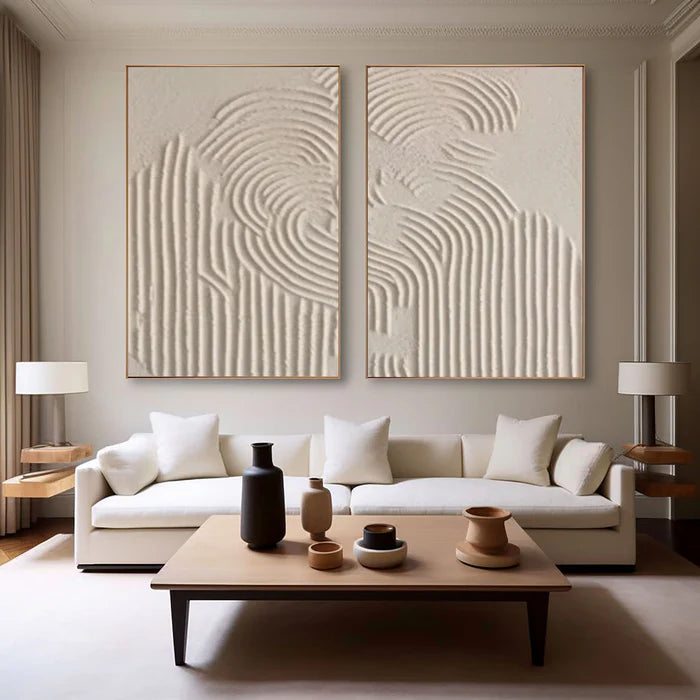 Textured Symphony Diptych Set of 2