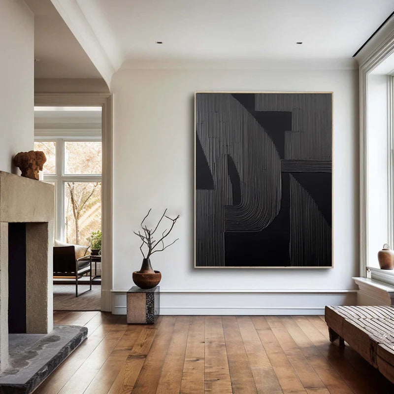 Silent Rhythm - Modern Textured Abstract Artwork