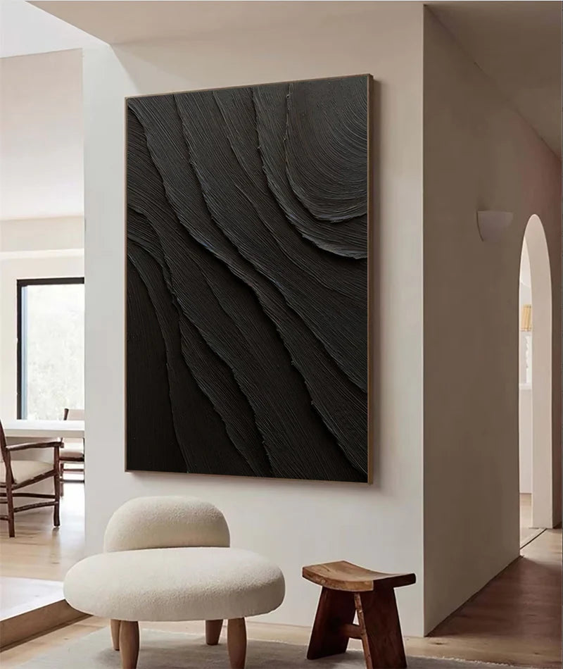 Ripple Harmony - Textured Abstract Wall Art