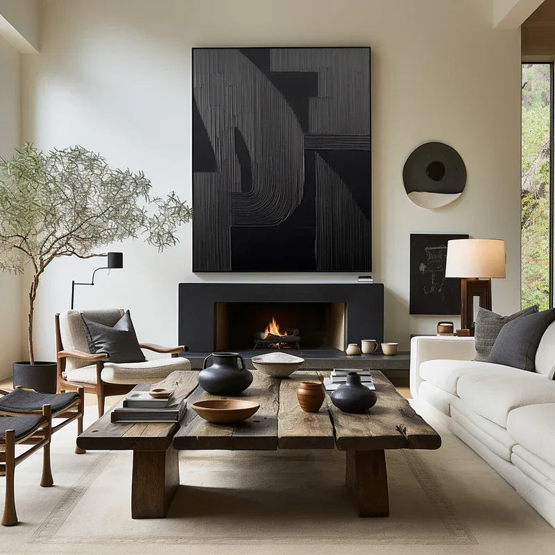 Silent Rhythm - Modern Textured Abstract Artwork - artextured