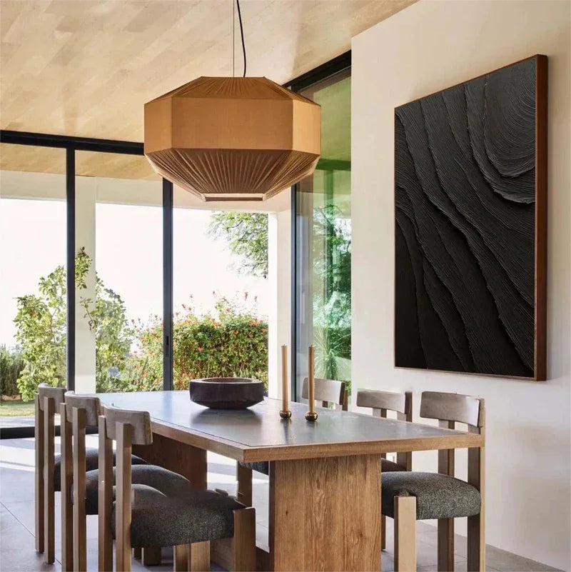 Ripple Harmony - Modern Home Decoration Minimalist Crack Texture Wall Art - artextured