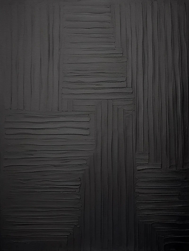 Linear Elegance - Textured Abstract Wall Art