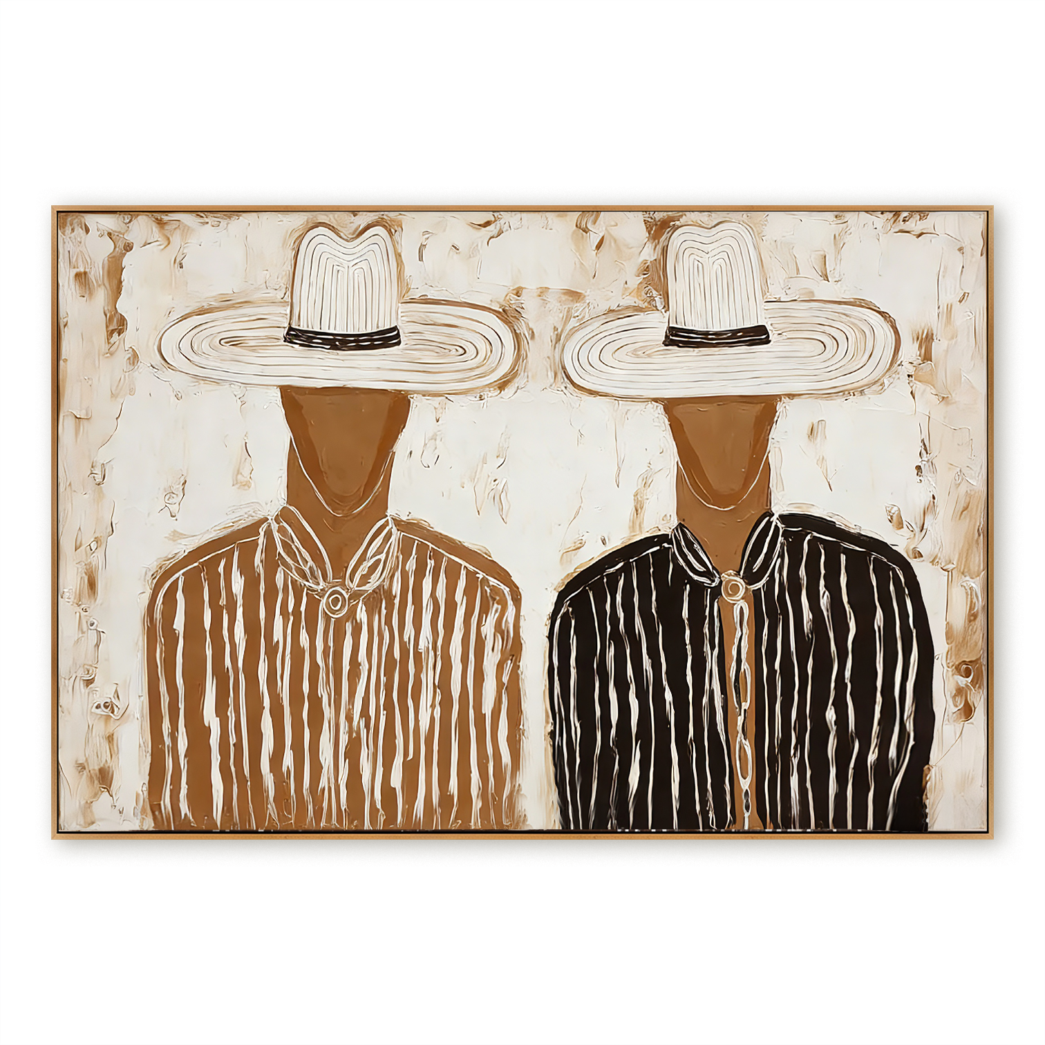 Textured Figurative Abstract Oil Painting#AB14159