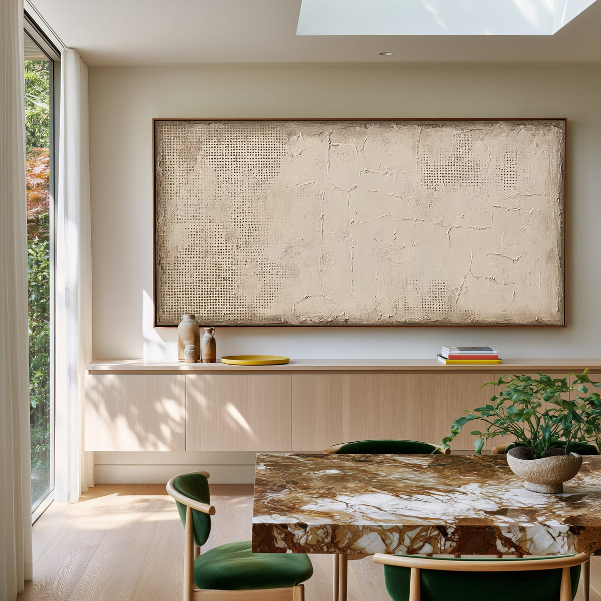 texture Quiet Imprint – Neutral Textured Abstract Wall Art#CI260475