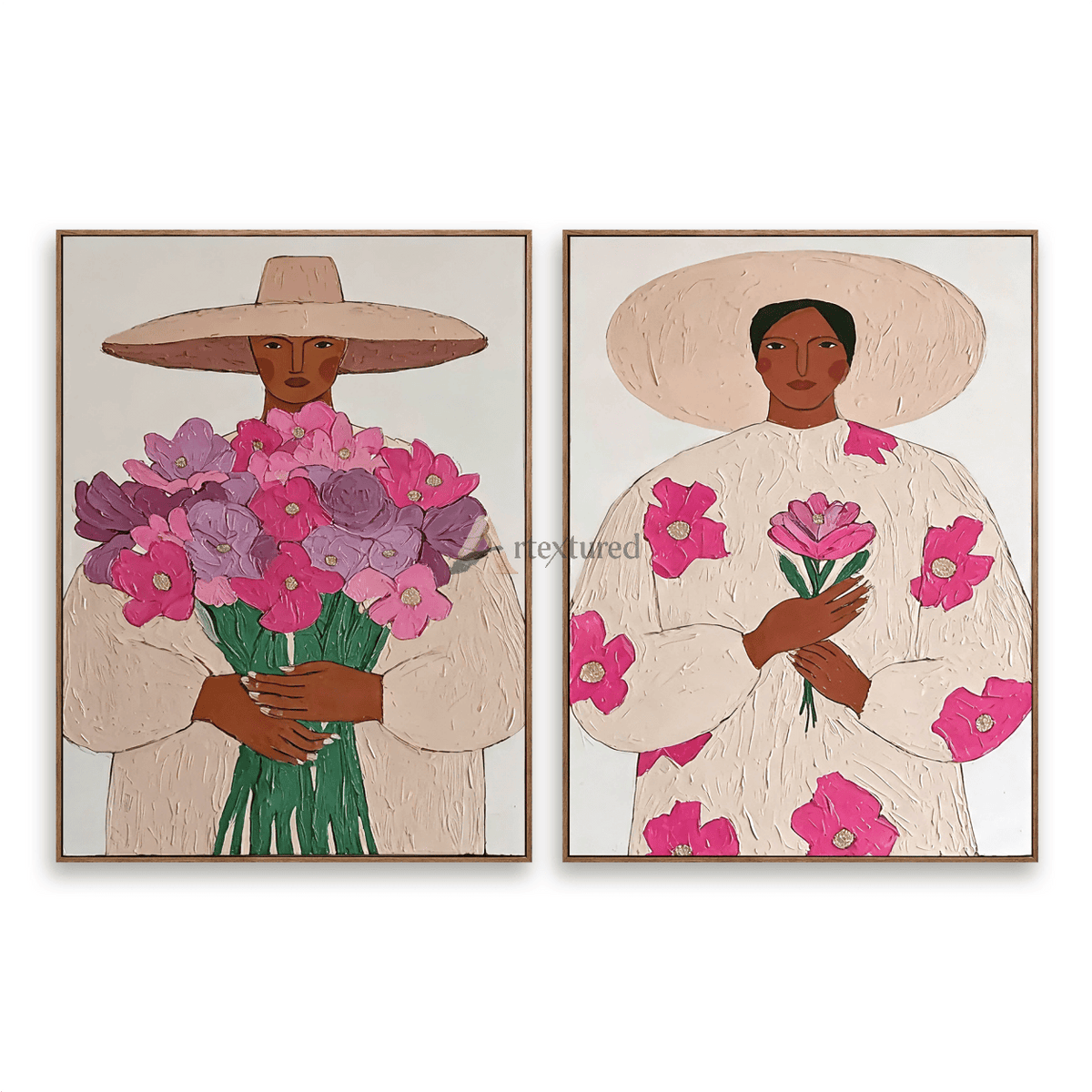 Desert Bloom – Floral Western Women Art Set#CI260489
