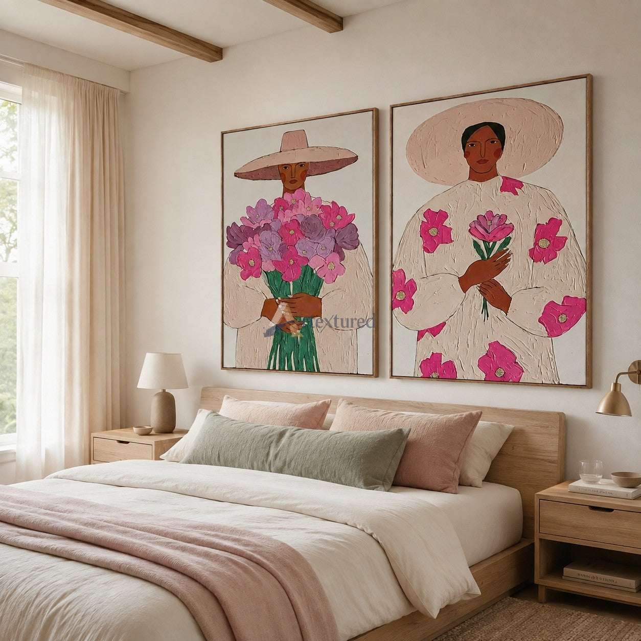 Desert Bloom – Floral Western Women Art Set#CI260489