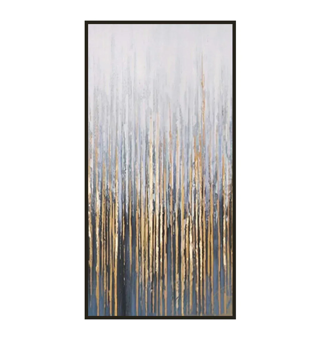 Whispers of Nature Abstract Art -Vertical Three-Dimensional Abstract Thick Textured Wall Art - artextured
