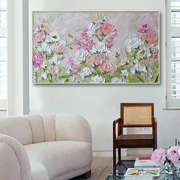 Garden of Bloom: Textured Floral Art
