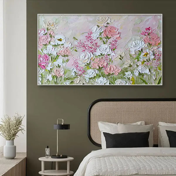 Garden of Bloom: Textured Floral Art
