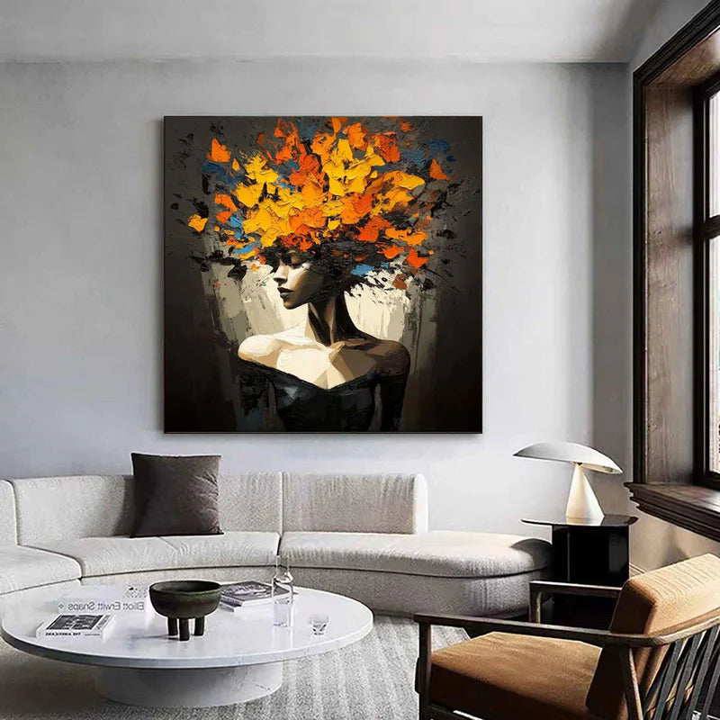 Golden Bloom Portrait