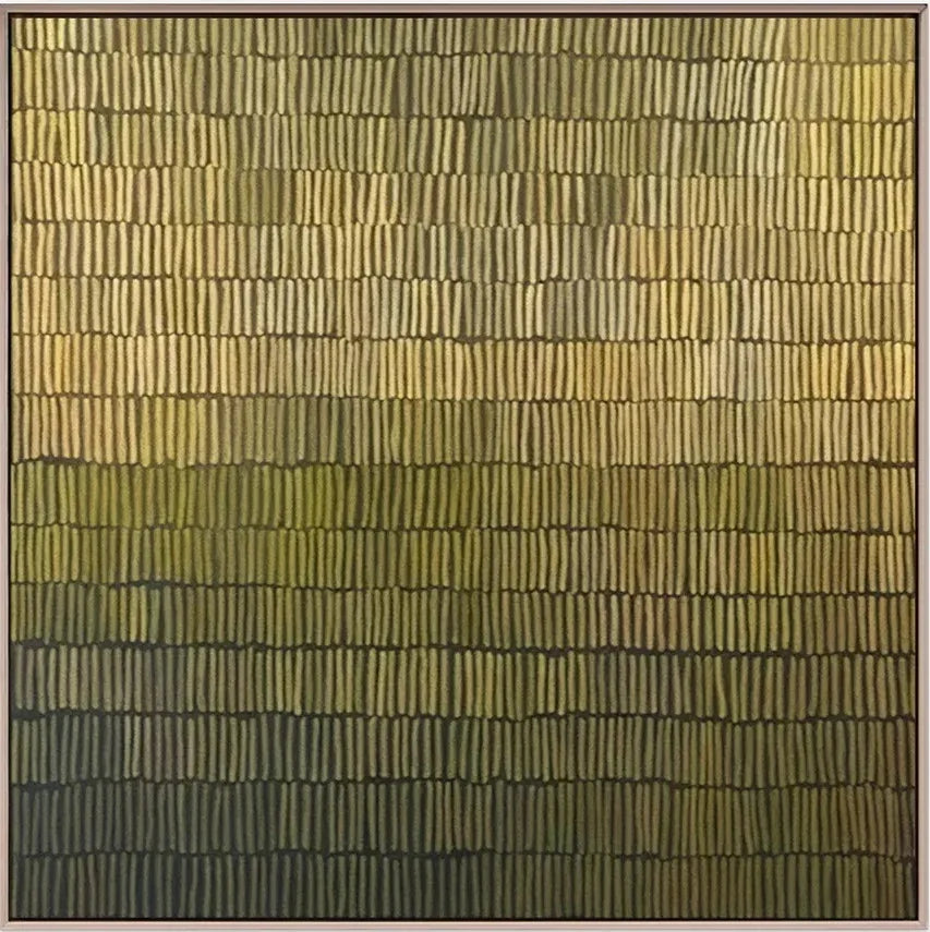 Golden Rhythm – Minimalist Textured Line Abstract Oil Painting Wall Art - artextured