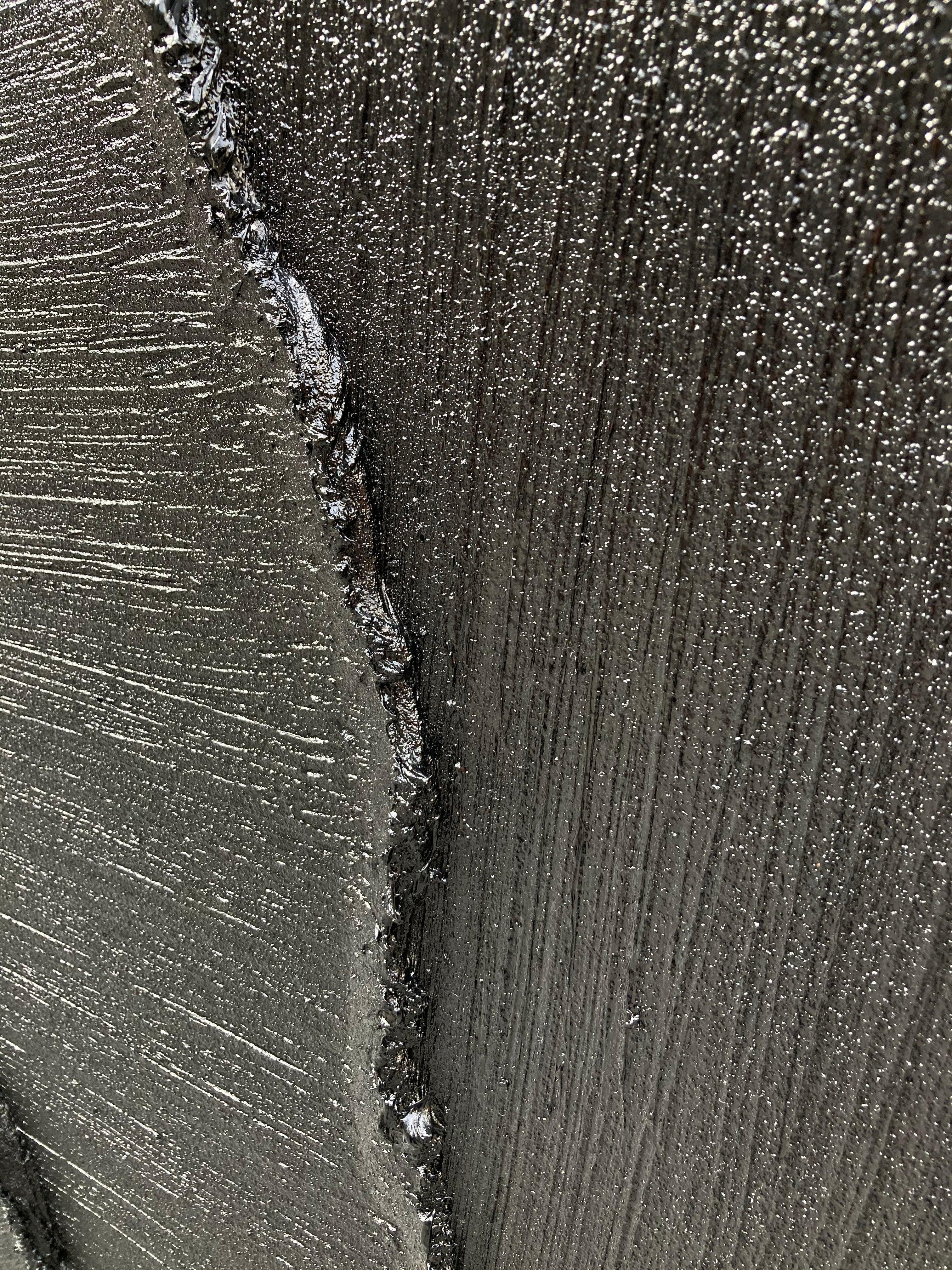 Dark Rift-Minimalist Black and Gray Textured Lines and Abstract Wall Art in Modern Interior Design - artextured